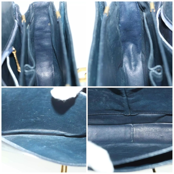 CELINE Shoulder Bag Leather Black - Picture 15 of 16